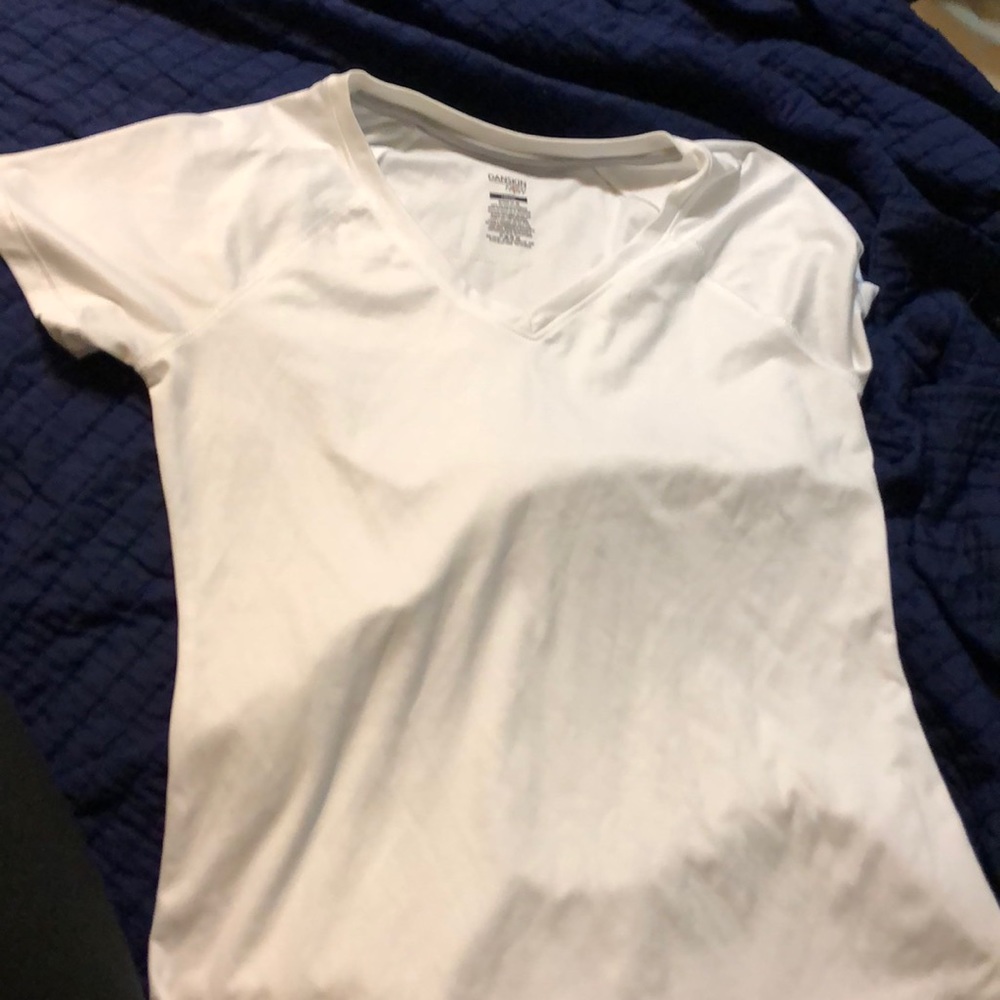 White Danskin shirt